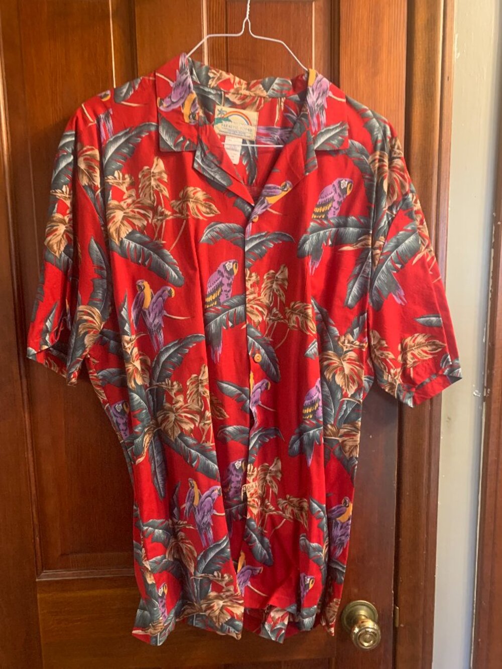 Tom Selleck Magnum PI Style Hawaiian 2XL Short Sleeve Shirt by Paradise Found